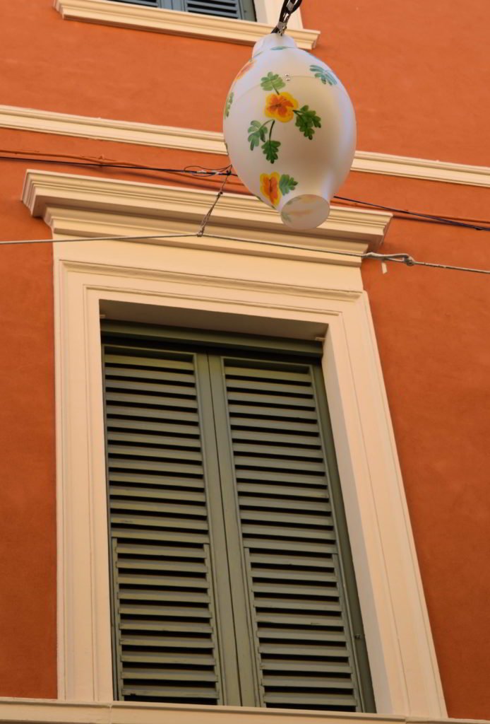 Pesaro street decoration