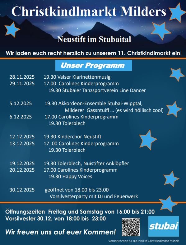 Christmas market Milders 2025